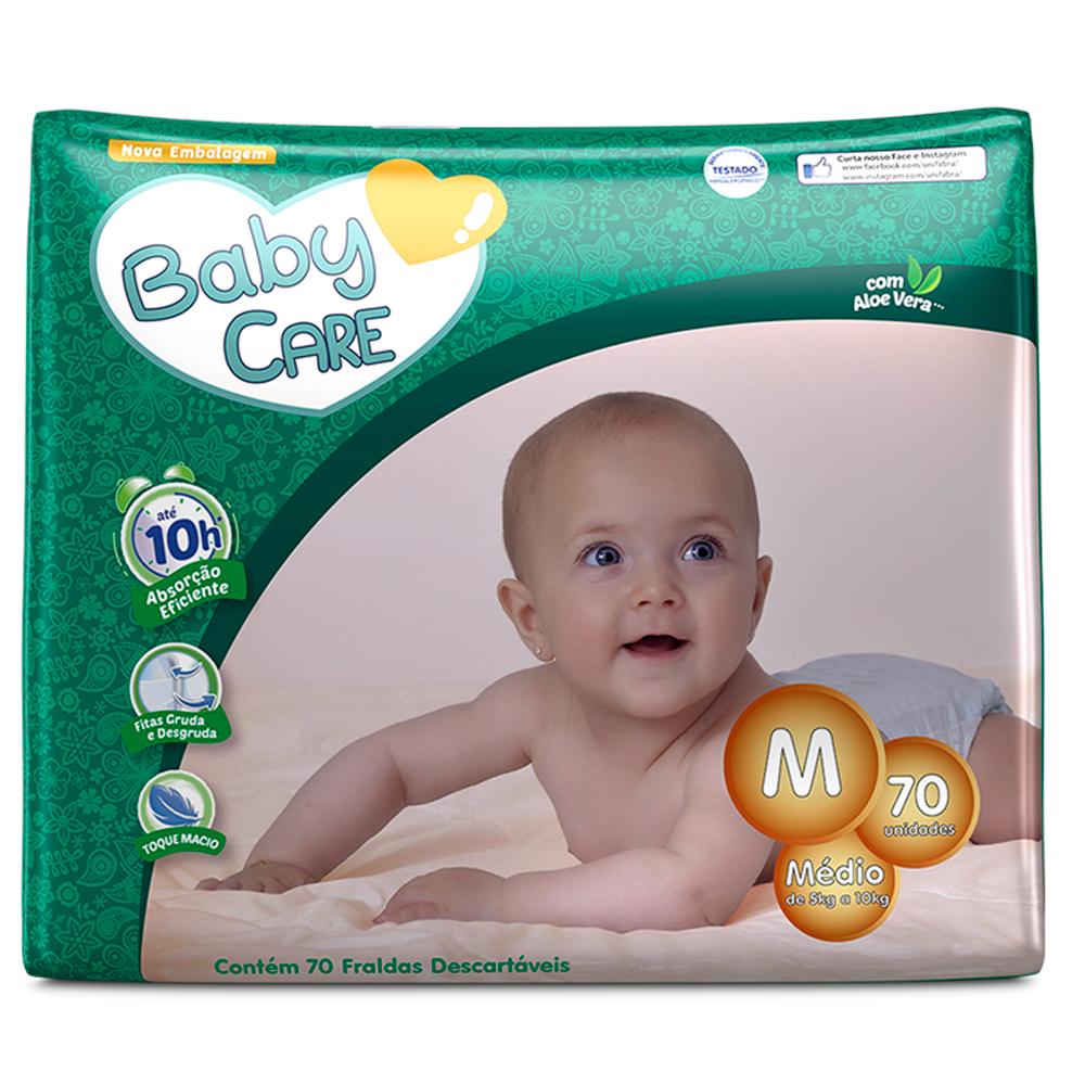 Fd Baby Care M C Unid Fralda Baby Care M Unidades