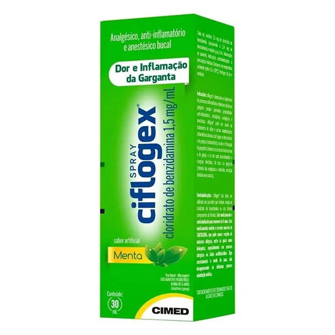 CIFLOGEX 1,5MG/ML FR SPRAY 30ML SB MENTA