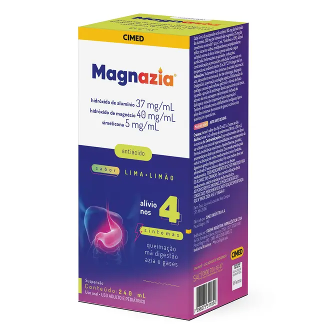 Magnazia Lima-Limão Com 240Ml Cimed
