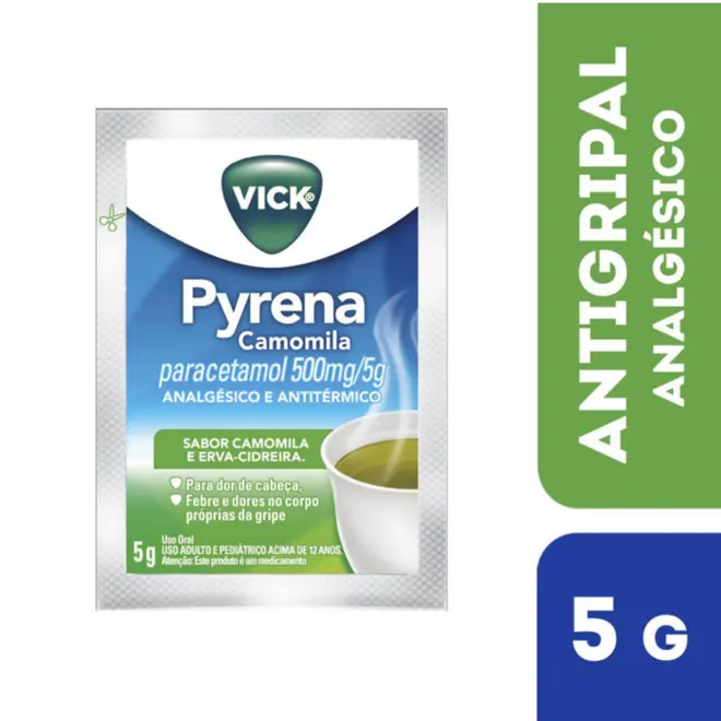Vick Pyrena 500Mg Camomila E Erva-Cidreira Com 5G Procter