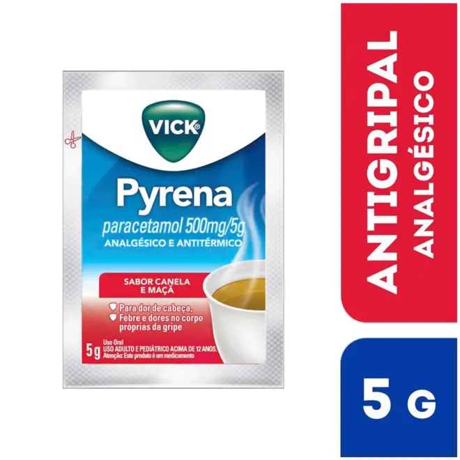 Vick Pyrena 500Mg Canela E Maçã Com 5G Procter