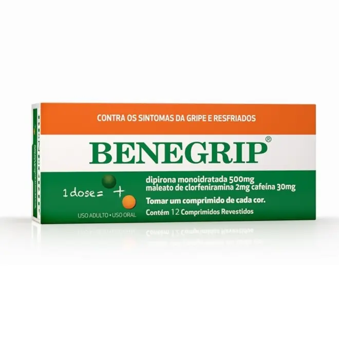 Benegrip Com 12 Comprimidos Hypera