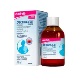 Decongex Plus 0,4Mg + 1Mg Com 120Ml De Xarope Achê
