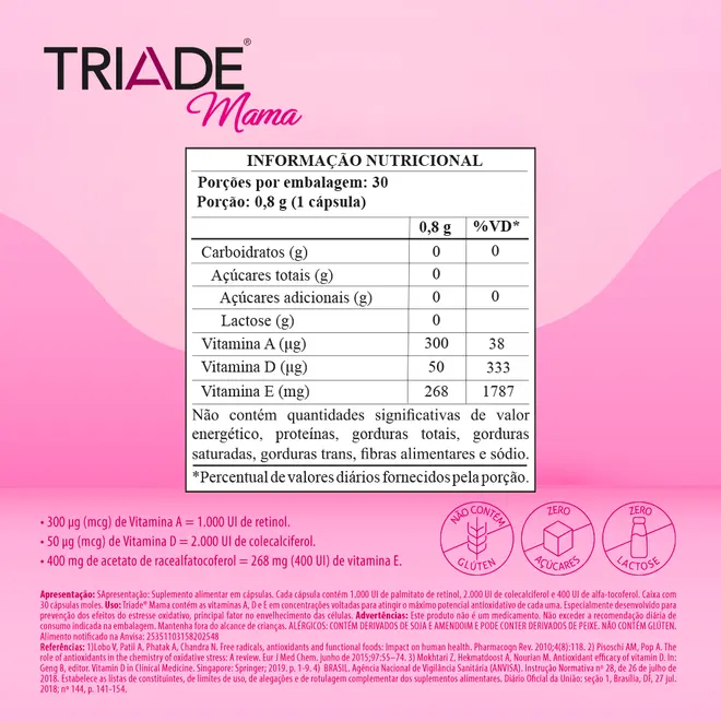 Triade Mama Com 30 Cápsulas Gross