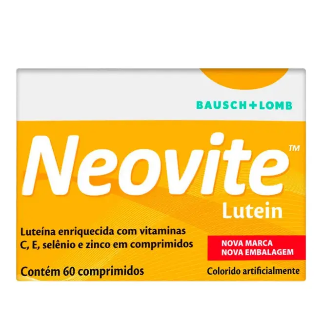 Neovite Lutein Com 60 Comprimidos Baush & Lomb