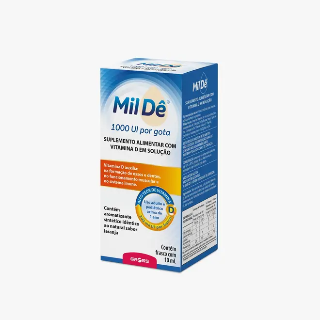 Mildê 1000Ui Gotas Com 10Ml Gross