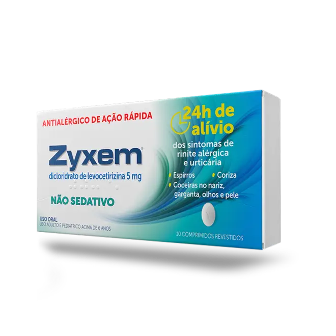 Zyxem 5Mg Com 10 Comprimidos Ucb Pharma