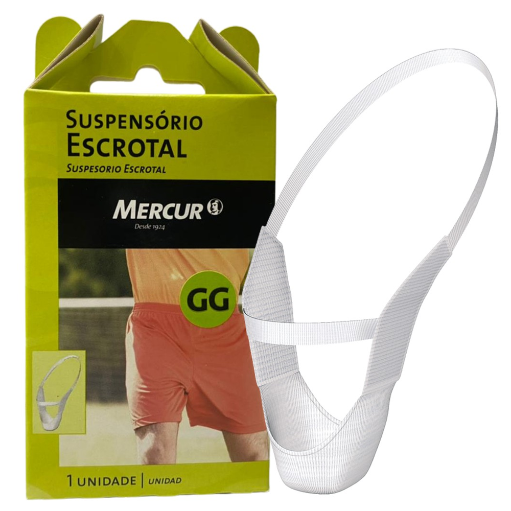 SUSPENSORIO ESCROTAL MERCUR BRANCO TAM GG - Suspensório Escrotal Branco ...