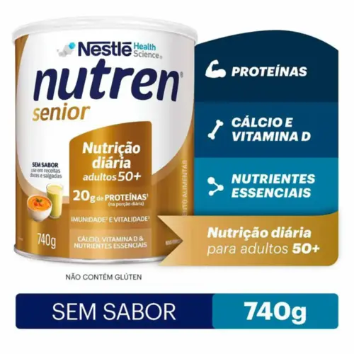 Nutren Senior Sem Sabor Com 740G