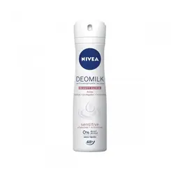 Desodorante Nivea Aerosol Deomilk Beauty Elixir Sensitive Com 150Ml