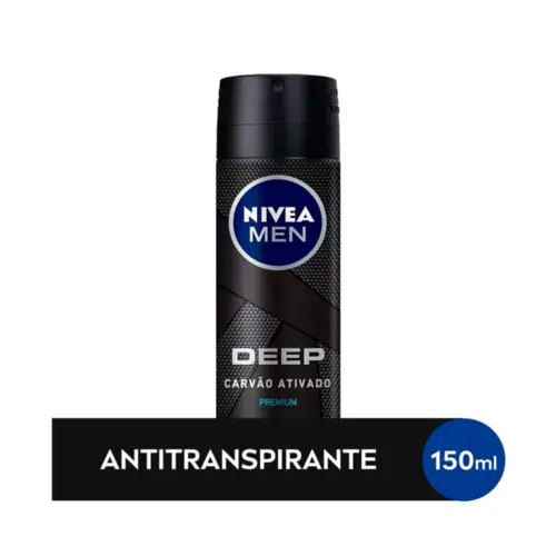 Desodorante Masculino Nivea Men Deep Original Aerosol Com 150Ml