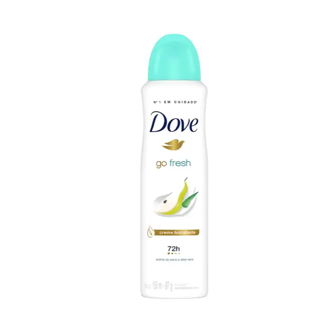 Desodorante Antitranspirante Aerosol Dove Go Fresh Pêra e Aloe Vera Feminino 48h 150ml