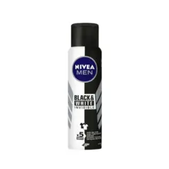 Desodorante Masculino Nivea Men Invisible For Black & White Clear Aerosol Com 150Ml