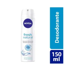 Desodorante Feminino Nivea Fresh Natural Aerosol Com 150Ml