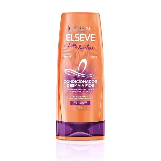 Condicionador Elseve Liso Dos Sonhos Com 200Ml