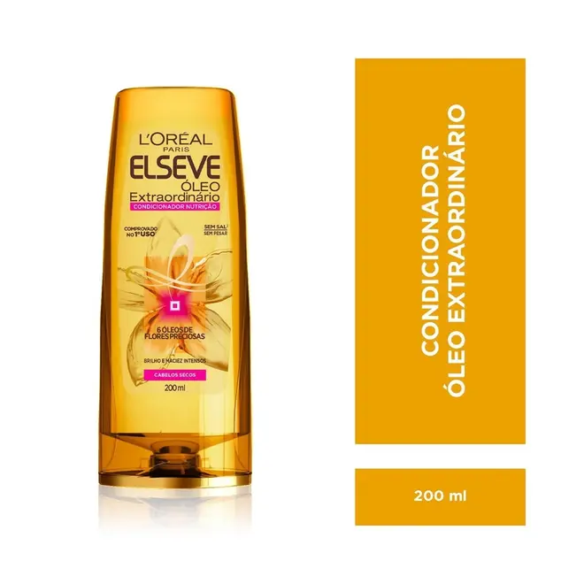 Condicionador Elseve Óleo Extraordinário Nutrição 200Ml