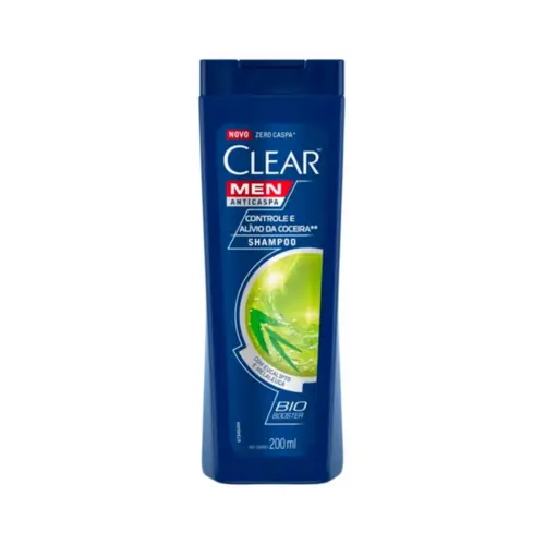Shampoo Anticaspa Clear Men Controle Da Coceira Com 200Ml
