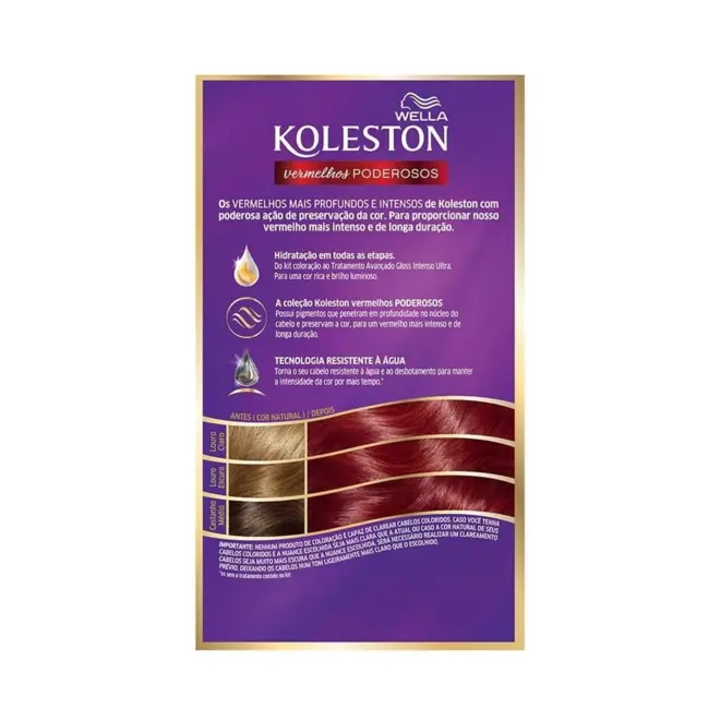 Tintura Koleston Nº 6646 Cereja