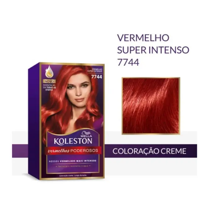 Tintura Koleston 7744 Vermelho Super Intenso