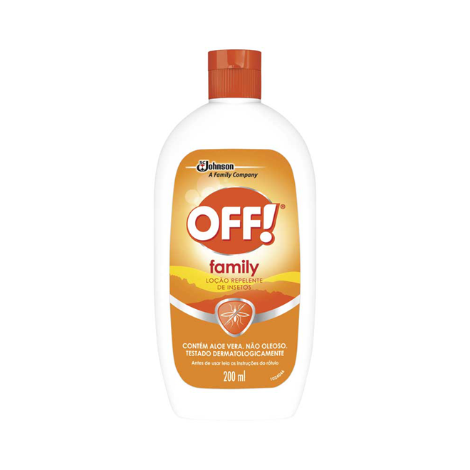Repelente Off! Family loção, 200mL P7894650130070 - Repelente Off ...