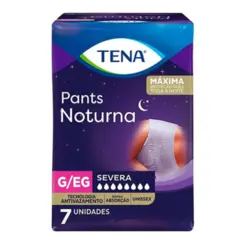 Roupa Íntima Tena Pants Noturna E/Eg Com 7 Unidades