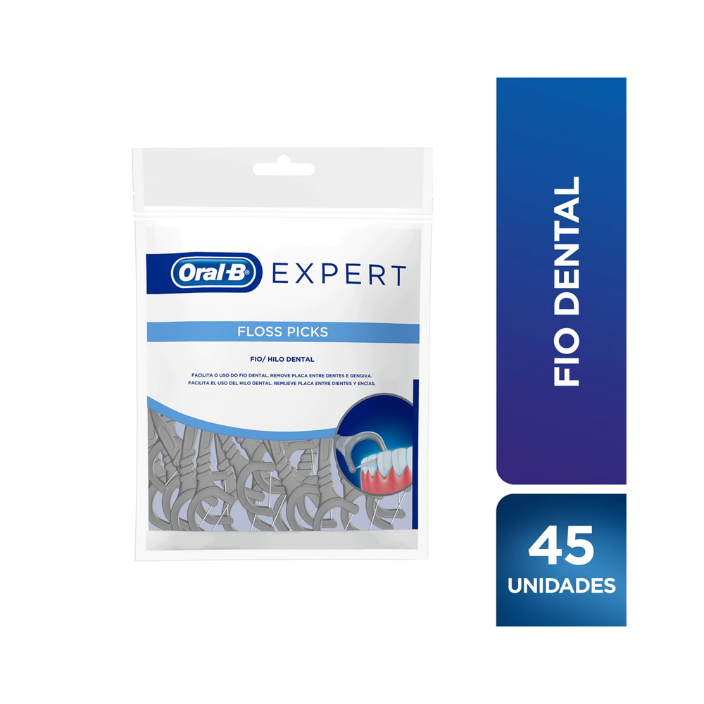 FIO DT ORAL B EXPERT FLOSS C/45 UNID Fio Dental Oral B Expert Floss