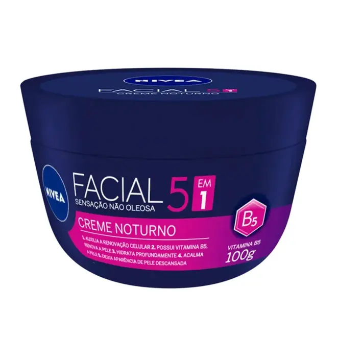 Creme Facial Anti-Idade Nivea Noturno Com 100G