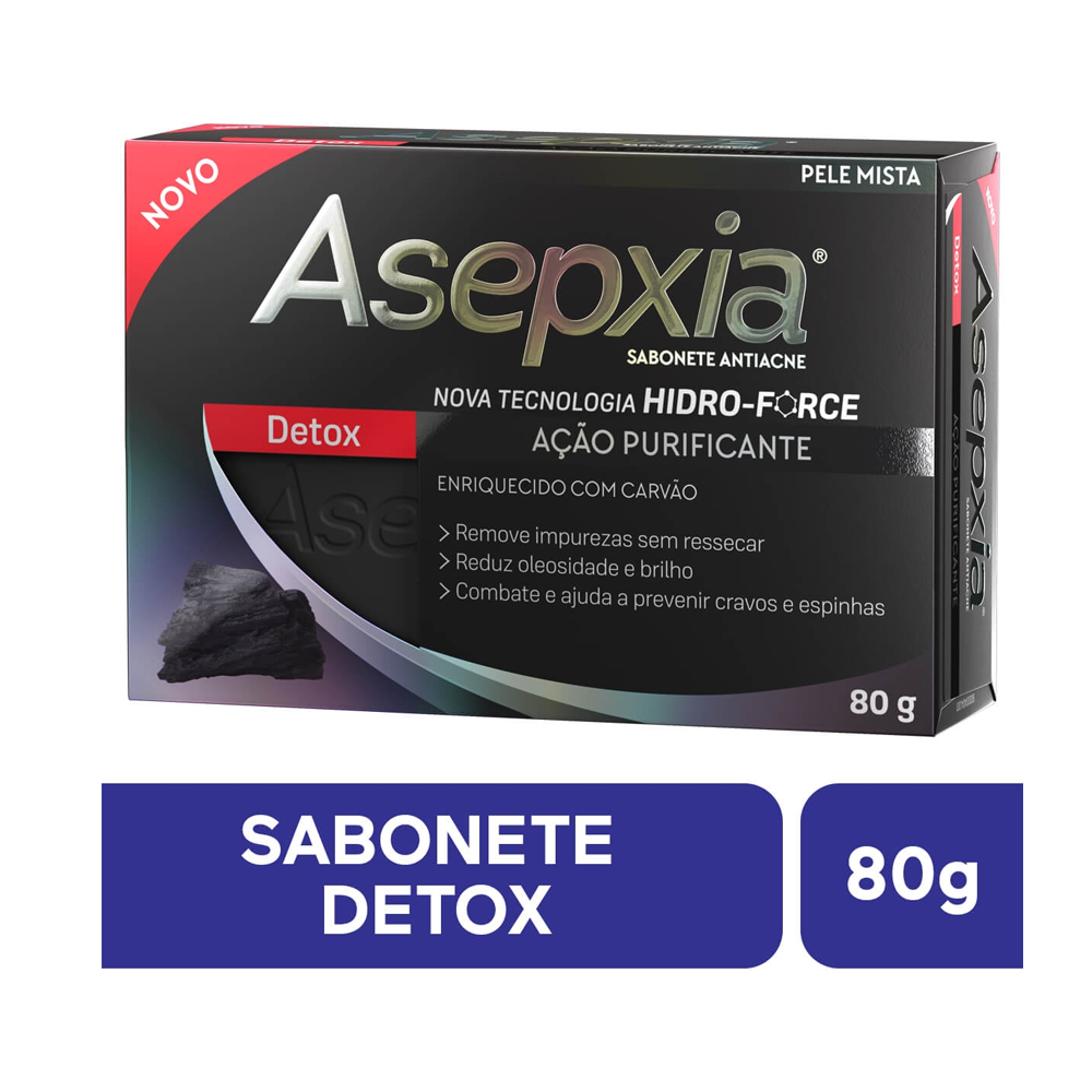 SABONETE ASEPXIA DETOX - 1X80GR