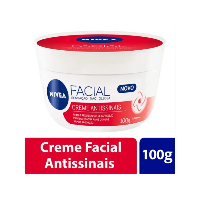 Nivea Antissinais Creme Hidratante Facial 100G