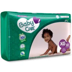 Fralda Baby Care Xg Com 50 Unidades