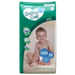 Fralda Baby Care Xxg Com 40 Unidades