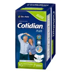 Fralda Cotidian Plus Xg Com 7 Unidades