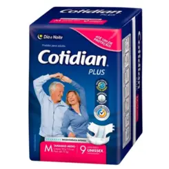 Fralda Cotidian Plus M Com 8 Unidades
