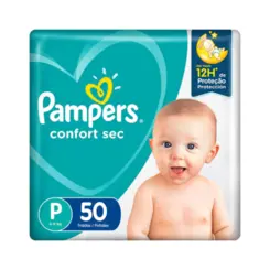 Fralda Pampers Confort Sec Mega P Com 50 Unidades