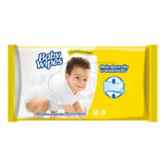 Lenços Umedecidos Huggies Baby Wipes Com 48 Unidades