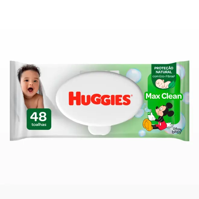 Lenços Umedecidos Huggies Classic Com 48 Unidades