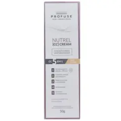 Nutrel CC Cream Profuse Pele Clara Com 50G