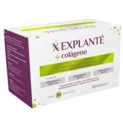 Explanté + Colágeno Frutas Vermelhas Com 30 Sachês Cristália