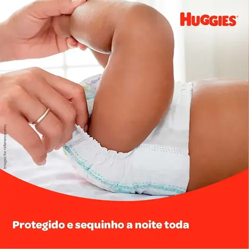 Fralda Huggies Rápida Absorção Tamanho XG Com 66 Unidades