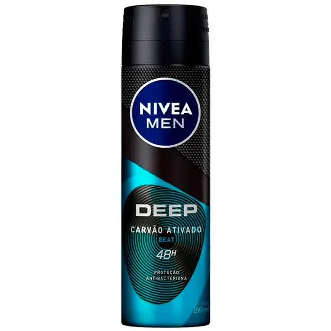 Desodorante Nivea Aerosol Men Deep Beat Com 150Ml