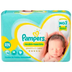 Fralda Pampers Premium Care RN Com 36 Unidades