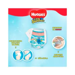 Fd Huggies Piscina Swimm G/Xg Com10 Unid