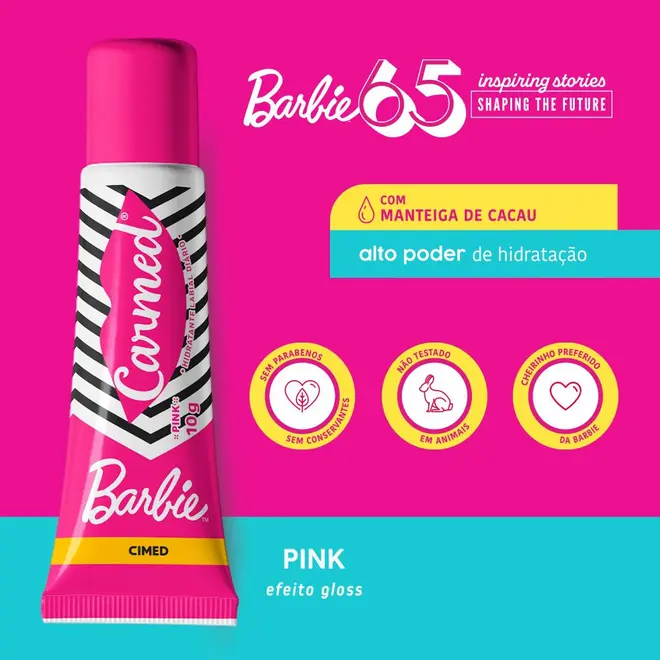 Protetor Labial Carmed Barbie Pink 10g