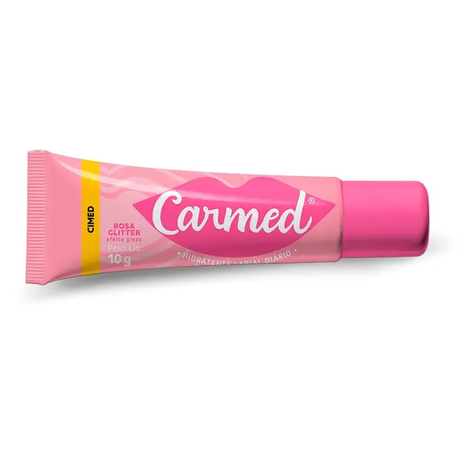 Protetor Labial Carmed BFF Rosa Glitter 10g