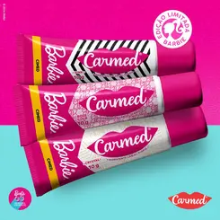 Protetor Labial Carmed Barbie Crystal 10g