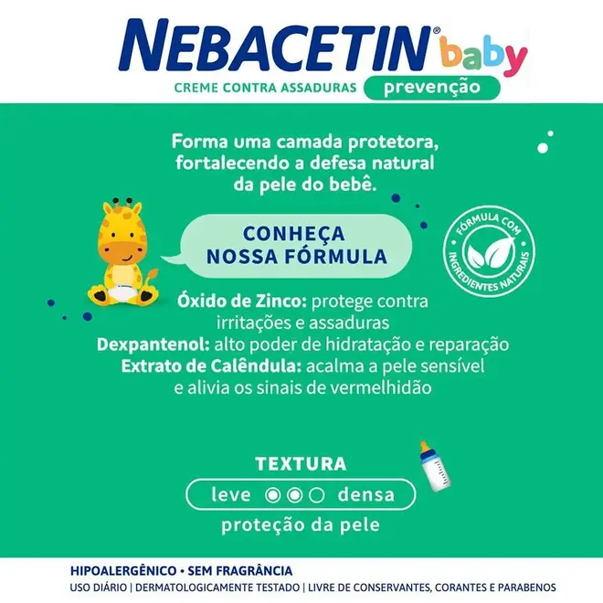 Nebacetin Baby Creme Prevenção 30G Hypera