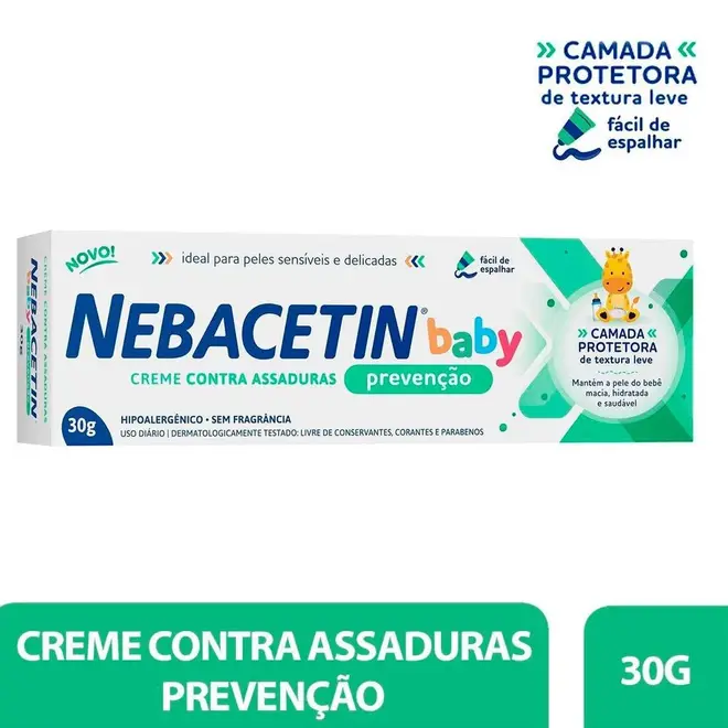 Nebacetin Baby Creme Prevenção 30G Hypera