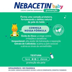 Nebacetin Baby Creme Prevenção 30G Hypera