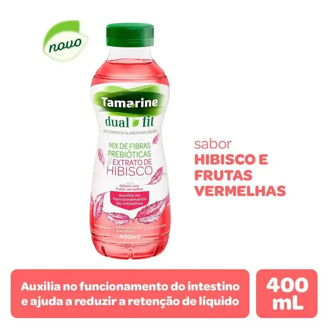 Tamarine Dual Fit Hibisco+Frut Vermelhas 400Ml