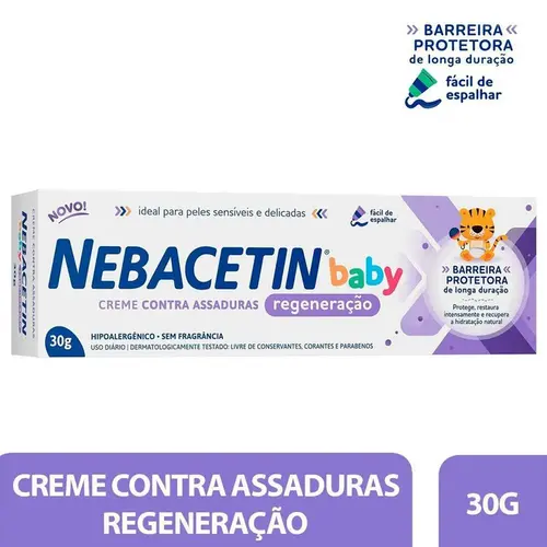 Nebacetin Baby Creme Regeneração 30G Hypera